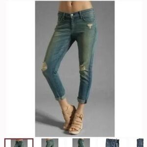 Rag and Bone Dash busted knee distressed jeans